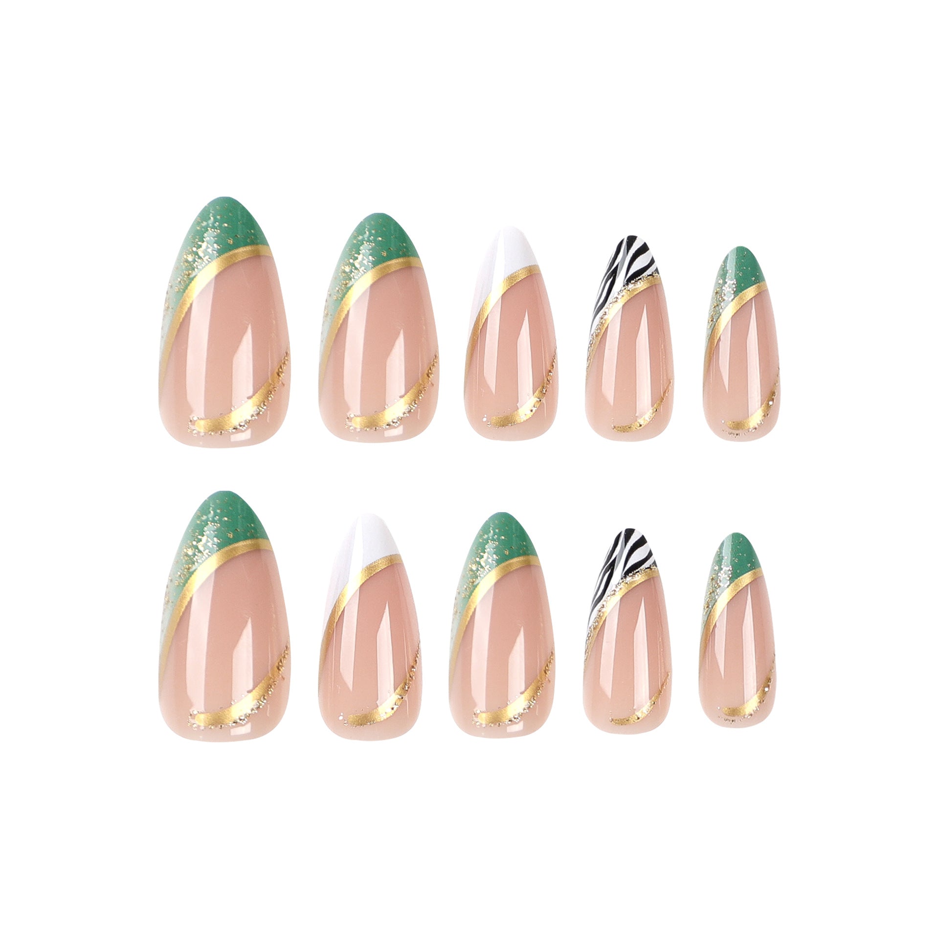 Wholesale Plastic Line Short Nail Art Pieces